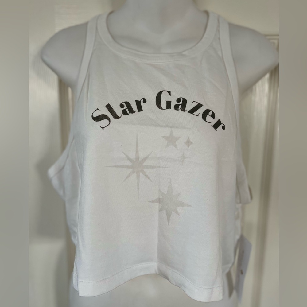 Spiritual Gangster Star Gazer White Tank Top